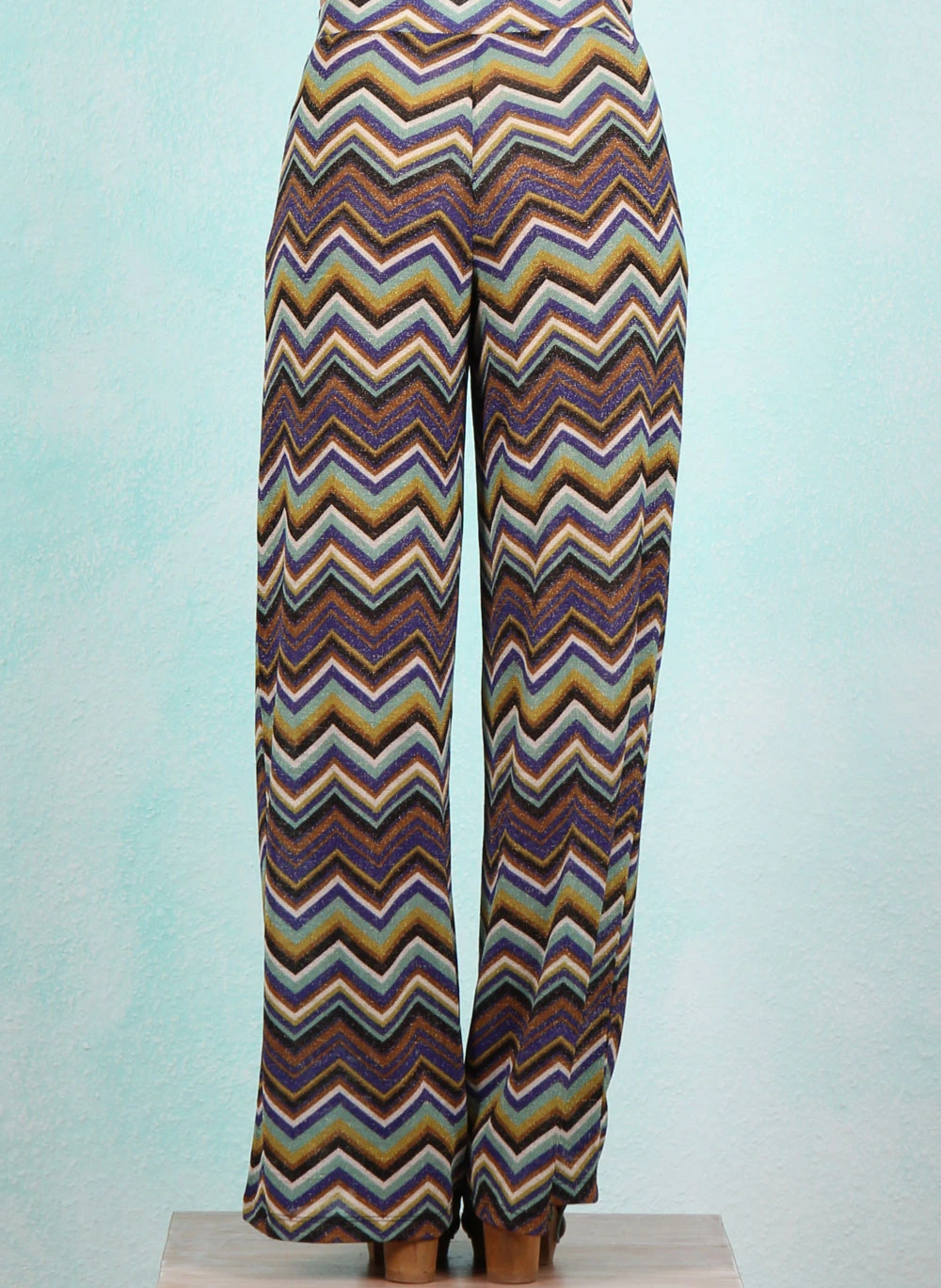 Hose, 10449-465, sparkling-blue-multi - Bild 3