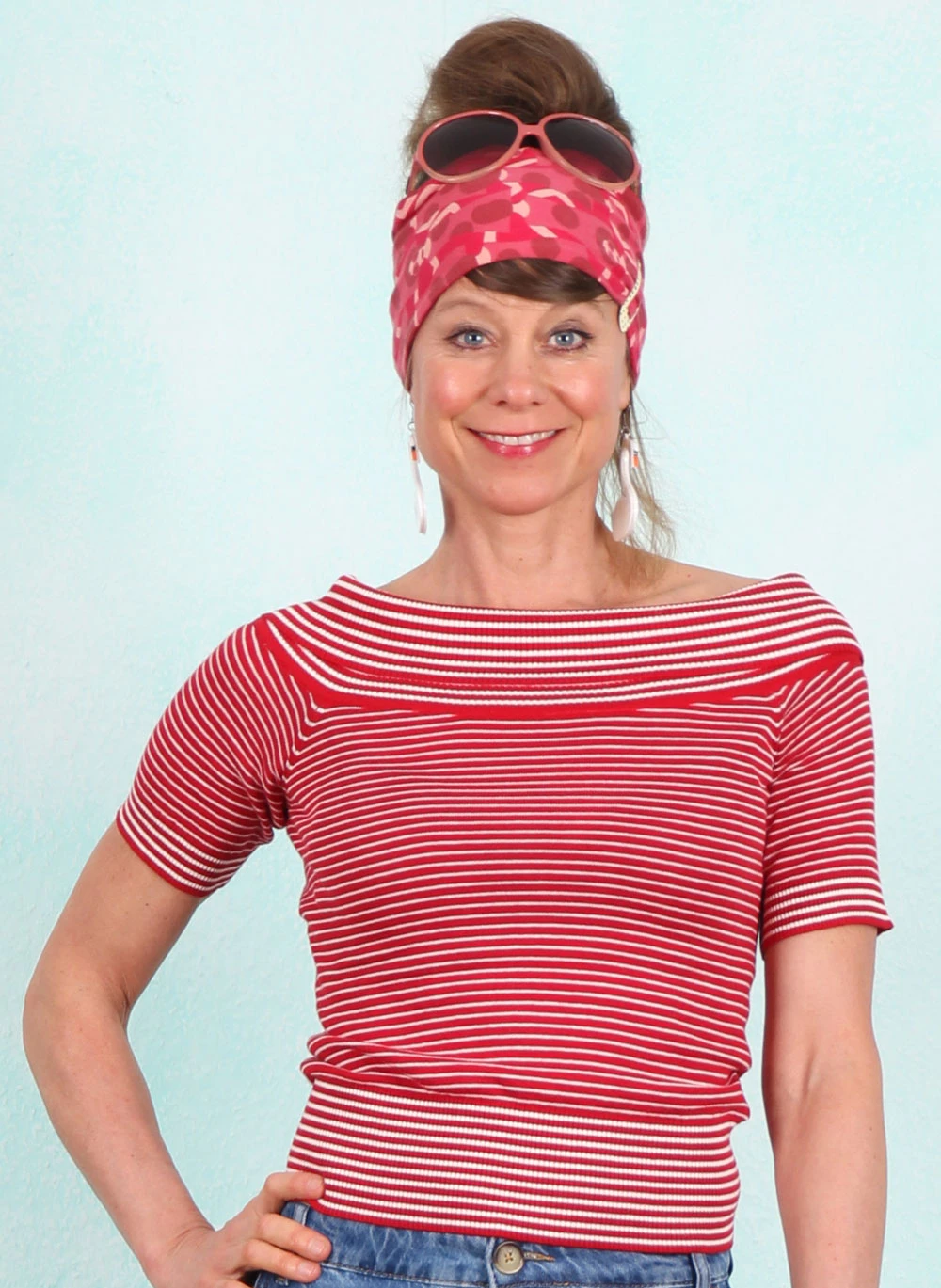 Shirt, 10487-655, red - Bild 1