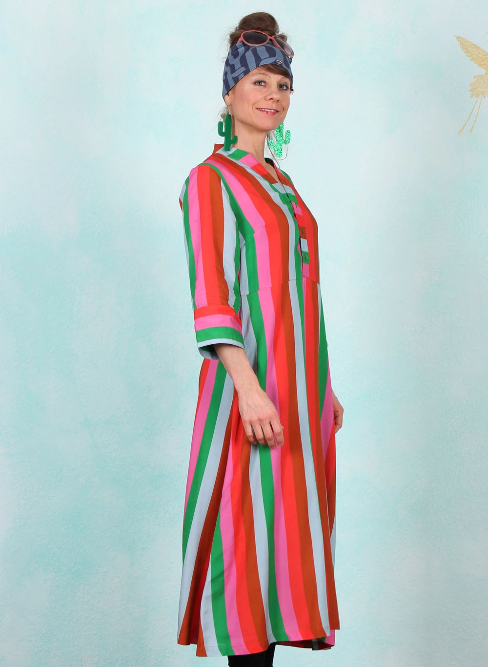 Kleid, 12424-4201, multi - Bild 2
