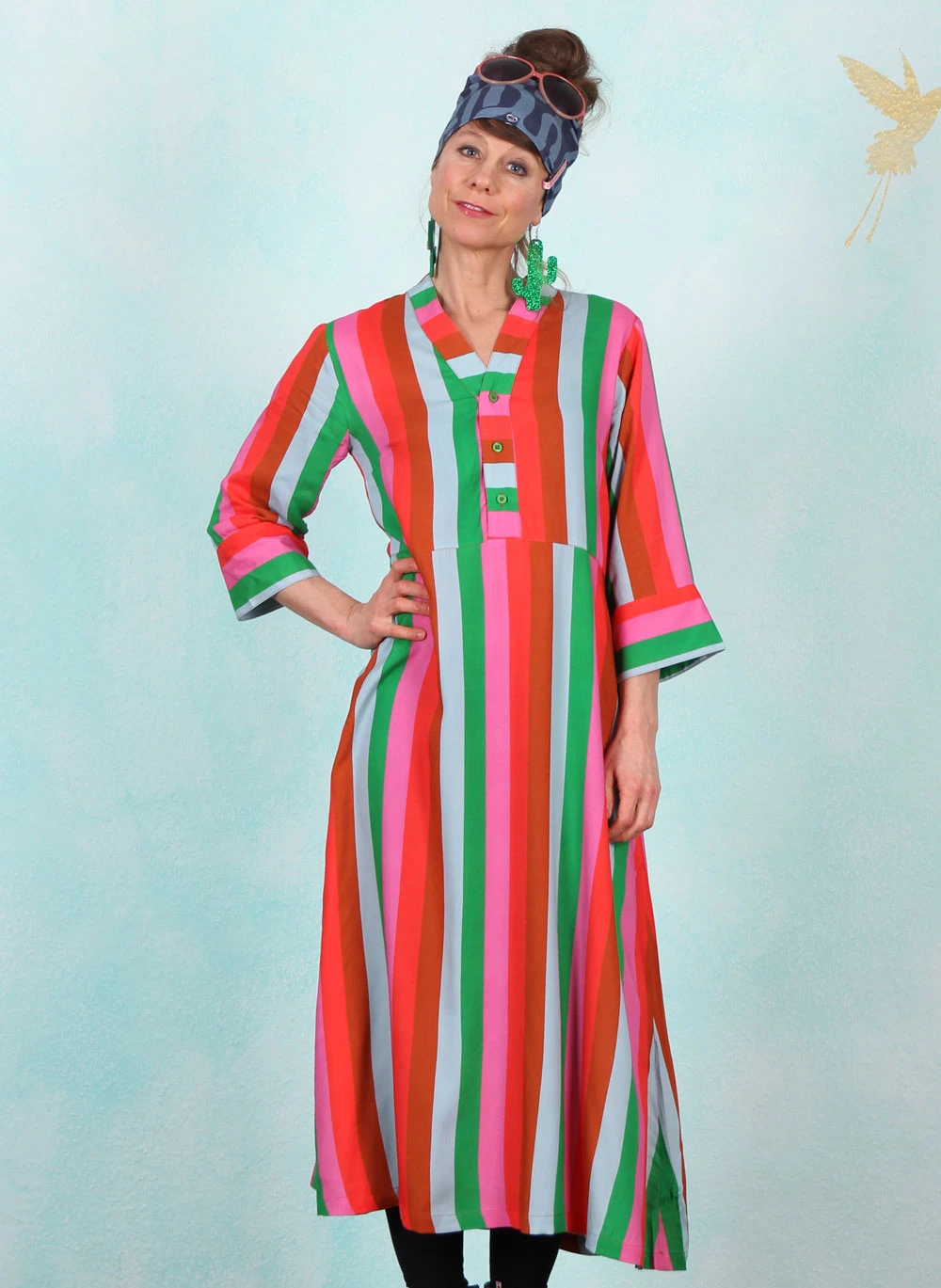 Kleid, 12424-4201, multi - Bild 1