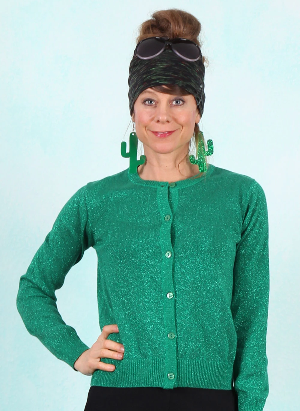 Cardigan, 11893-4187, sparkling-green - Bild 1