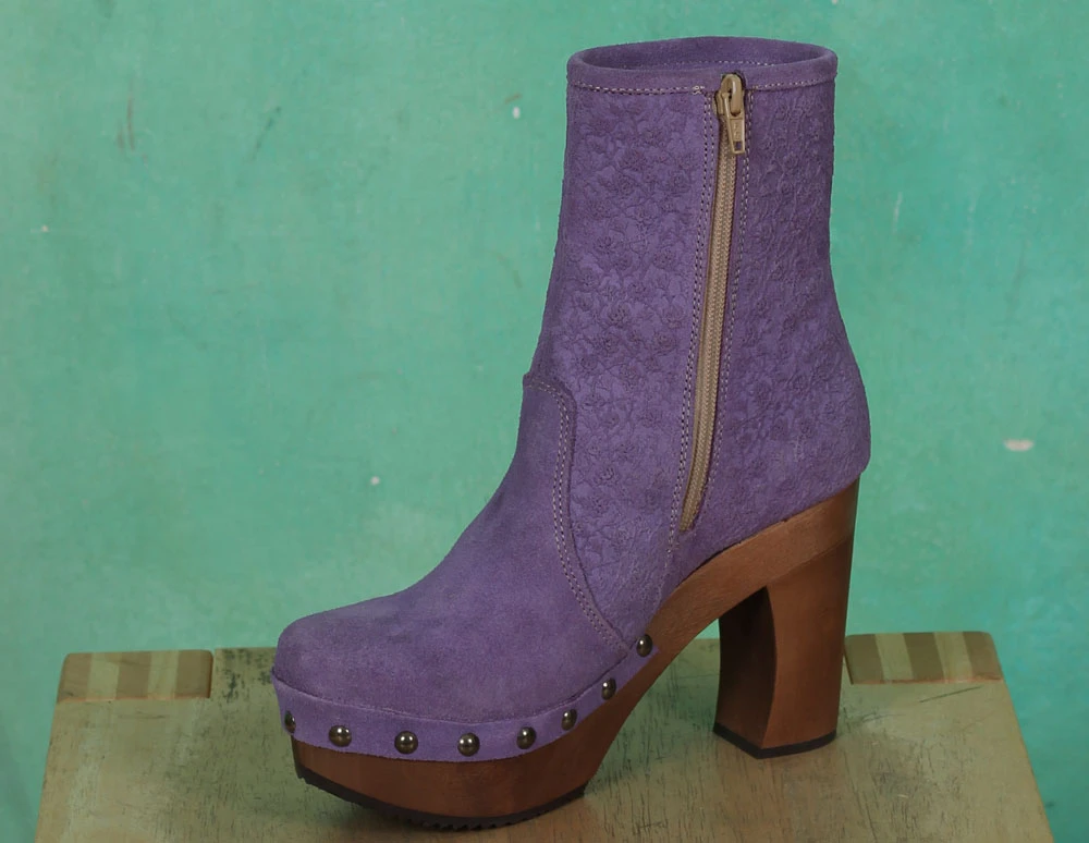 Schuhe, 1204-022, suede-bio-lilac - Bild 2