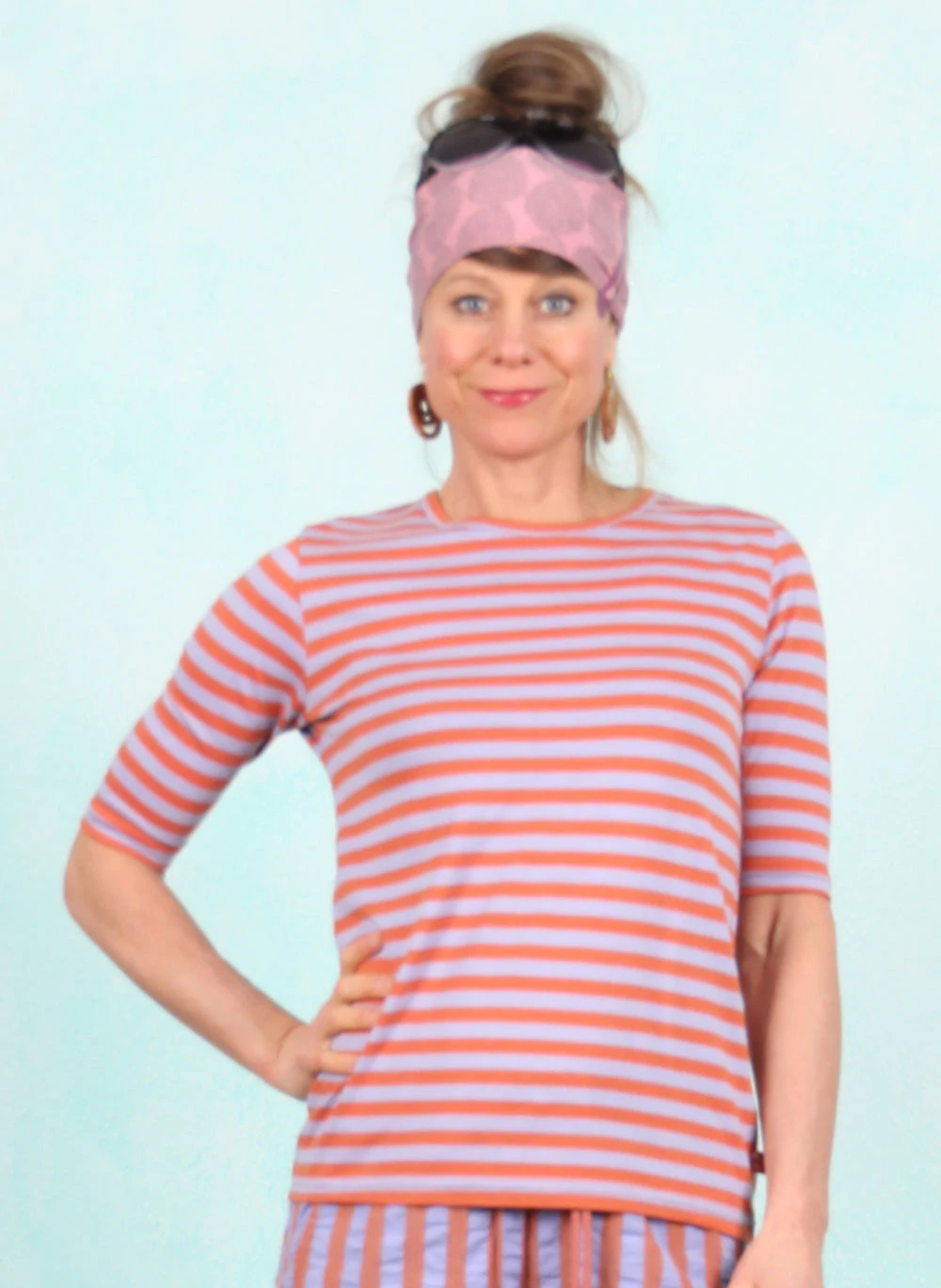 Shirt, 12277-0046, light-rust-lilac - Bild 1