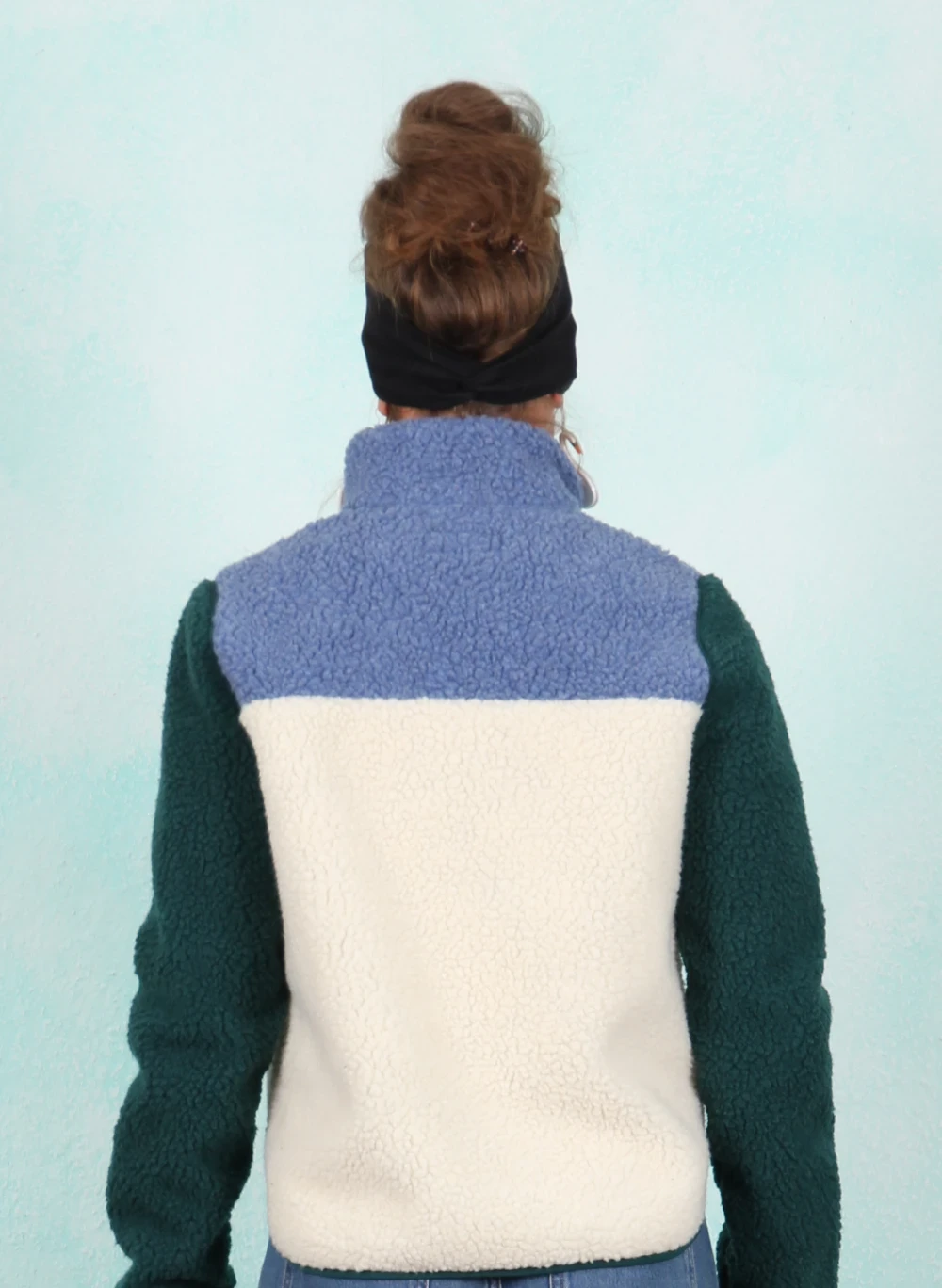 Fleece-Jacke, 12397-05792, beige-multi - Bild 3