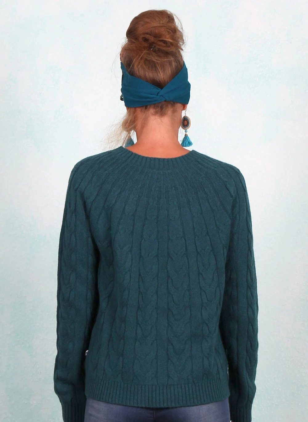 Pullover, 12500-4249, petrol - Bild 3