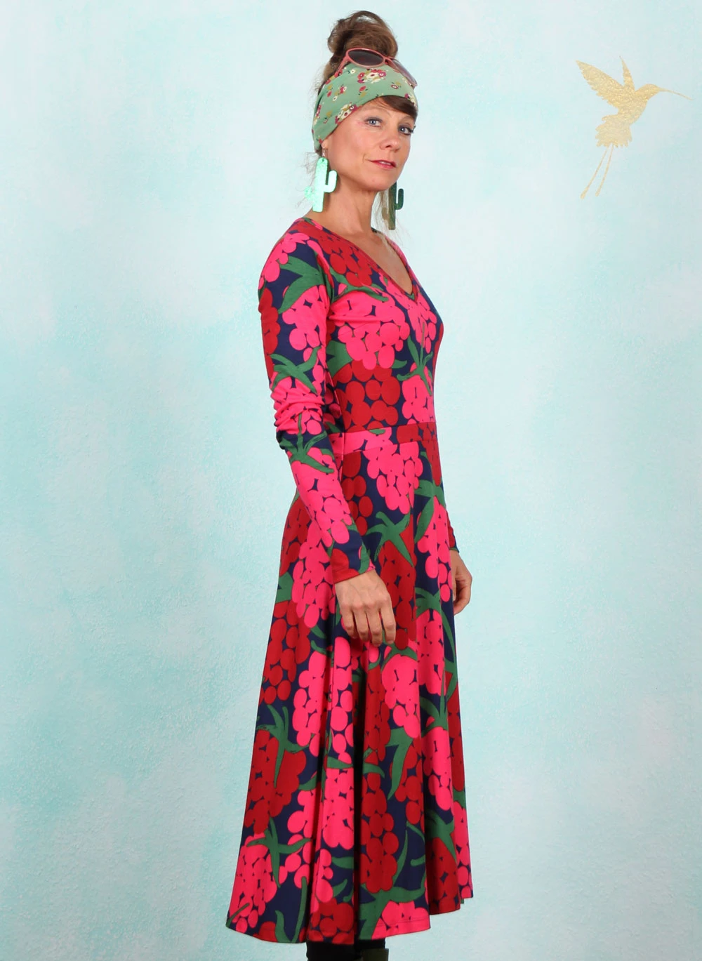 Kleid, 12537-4204, blue-multi - Bild 2