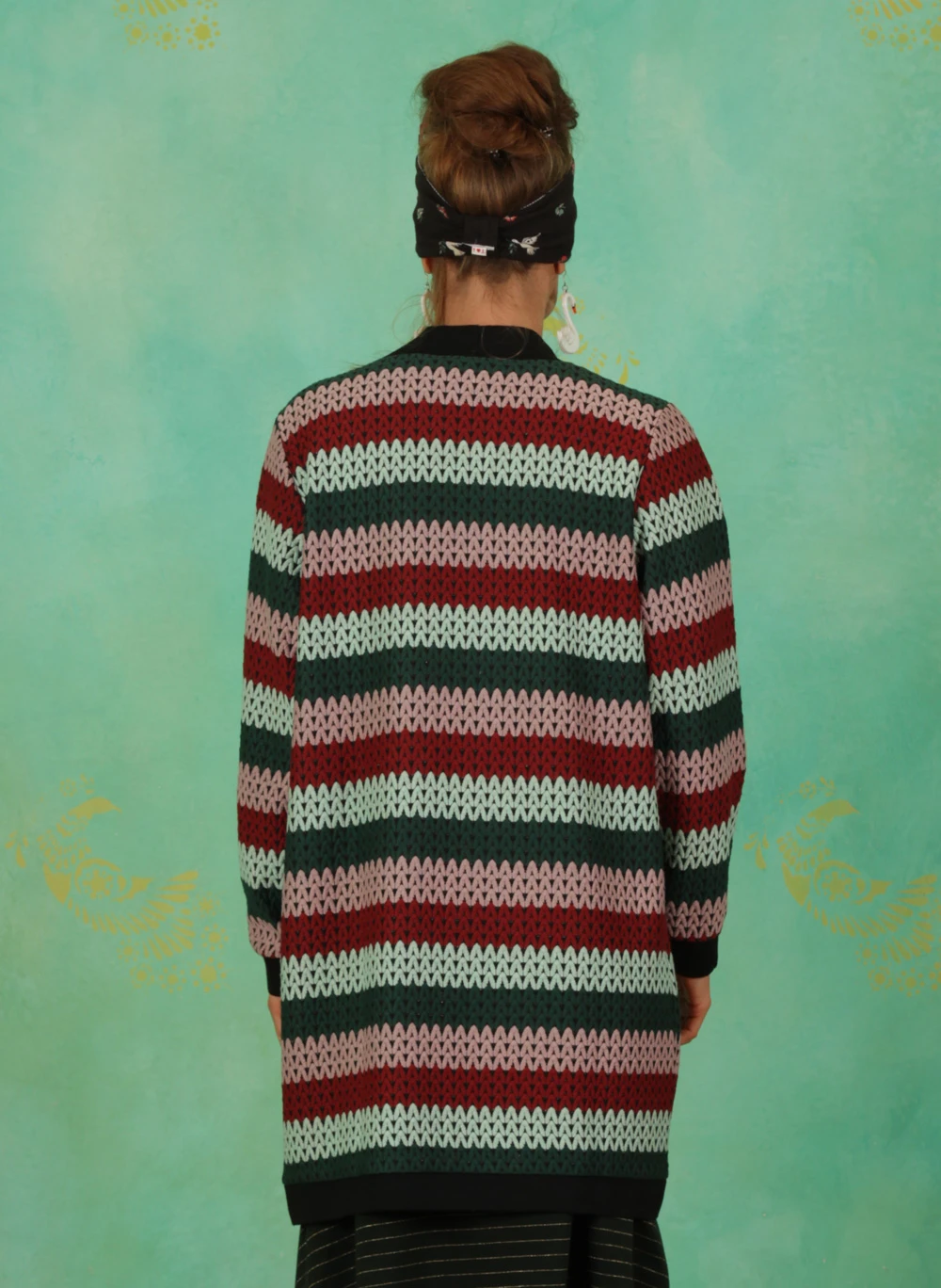 Cardigan, 12608, stripes-multi - Bild 3