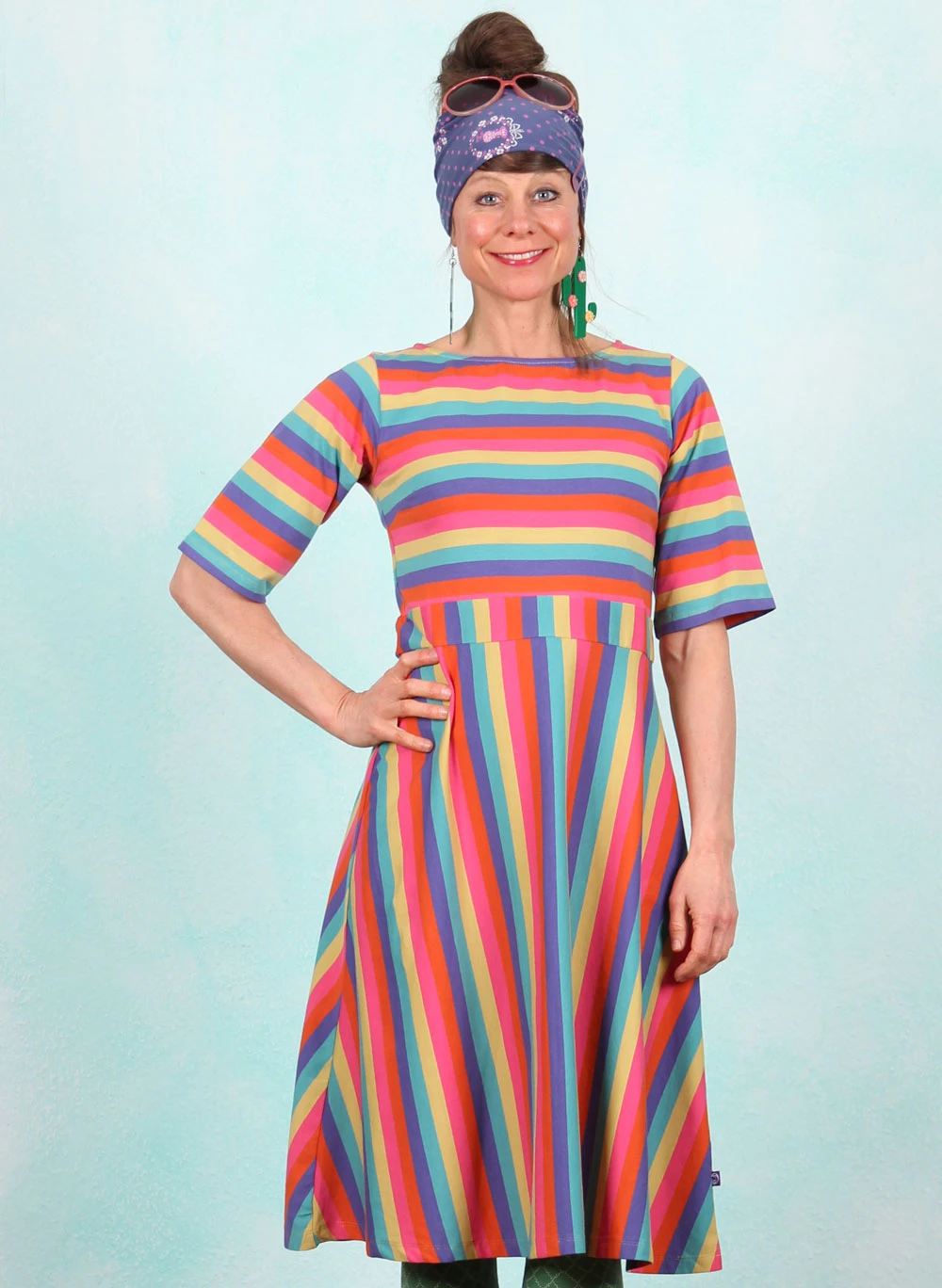 Kleid, 12700-0055, multi - Bild 1