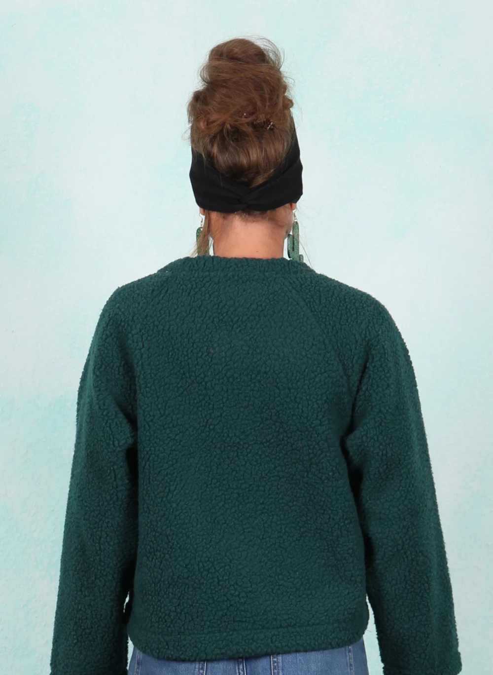Fleece-Jacke, 13039-05787, petrol - Bild 3