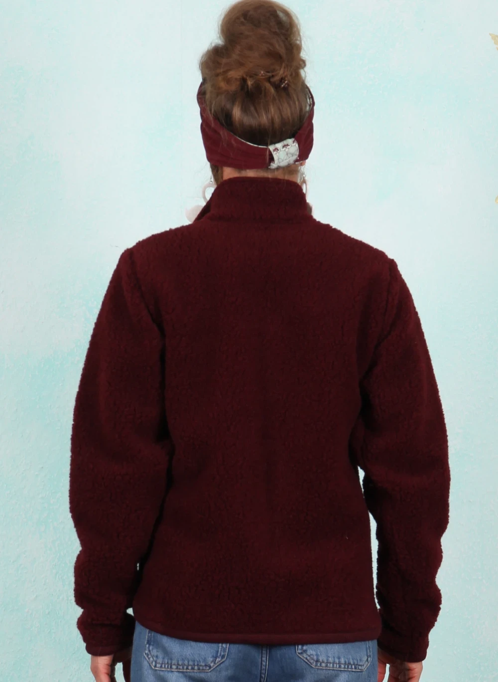 Fleece-Jacke, 13054-05826, dark-wine - Bild 3
