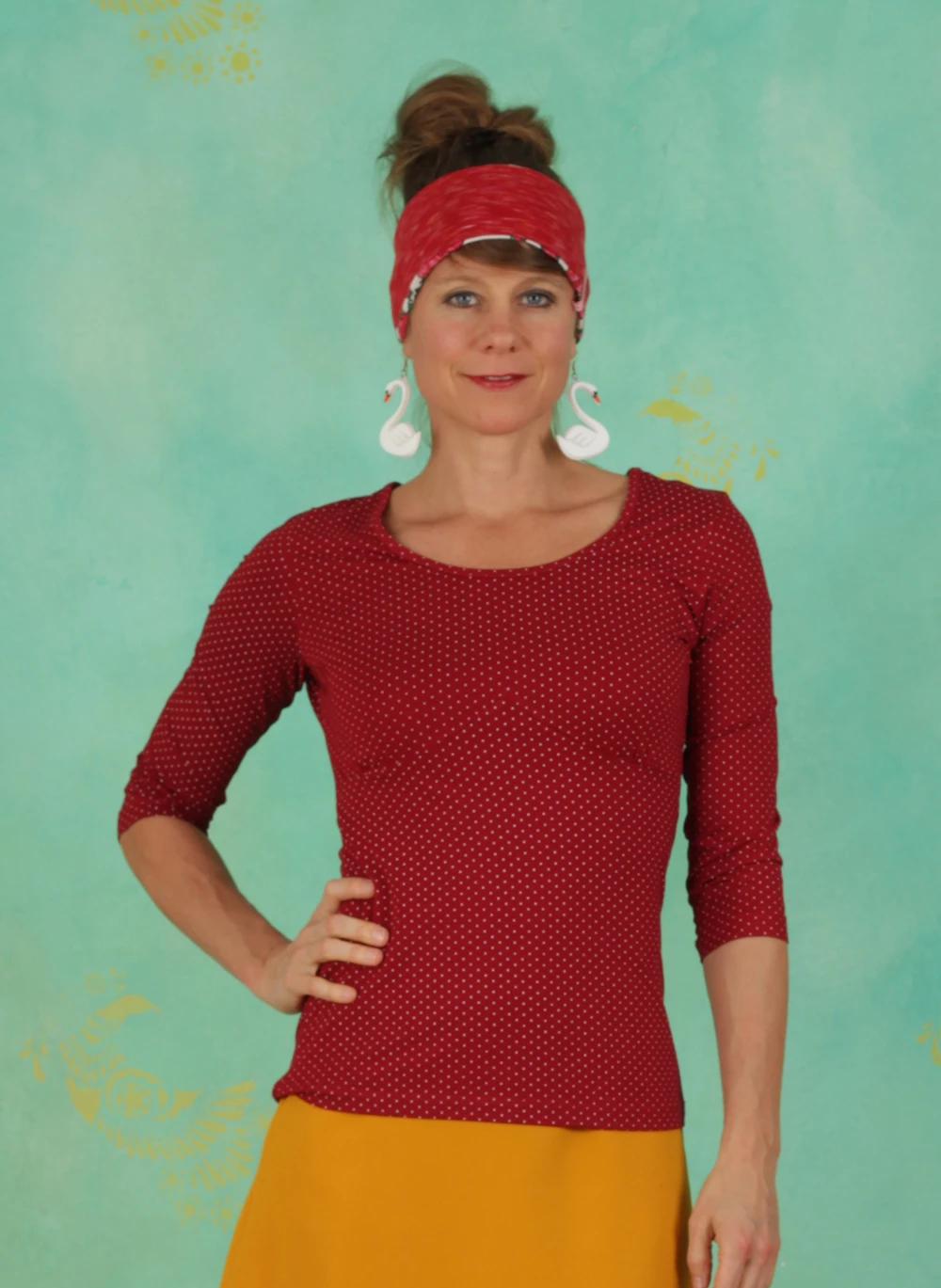Shirt, Sweet Love Top, red - Bild 1