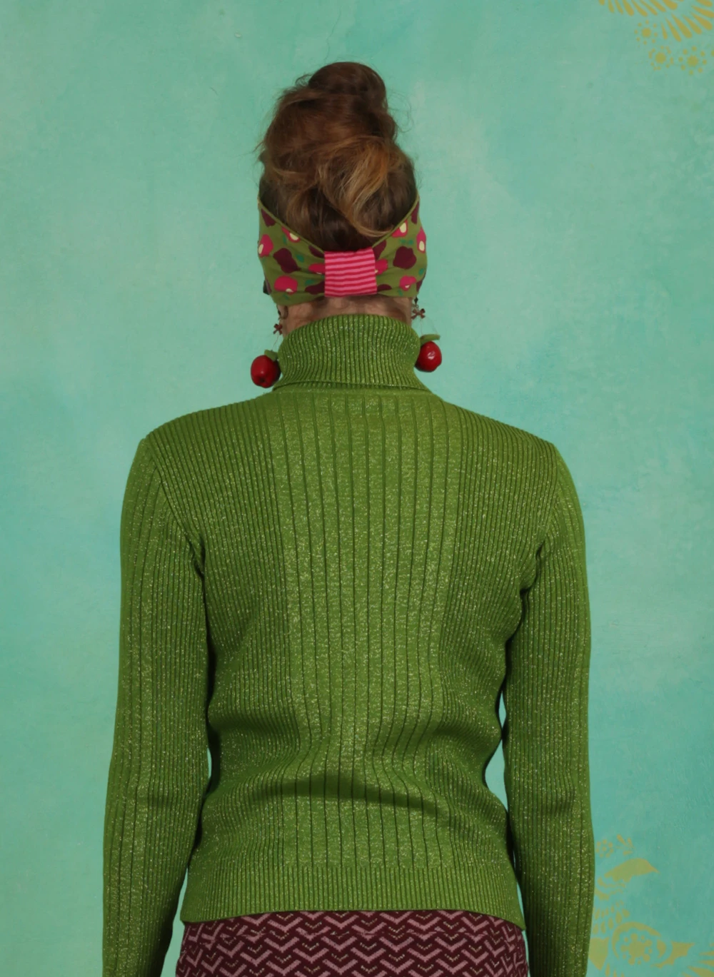 Pullover, Let`s Roll Knit Jumper, green - Bild 3