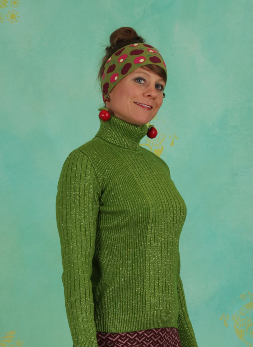 Pullover, Let`s Roll Knit Jumper, green - Bild 2