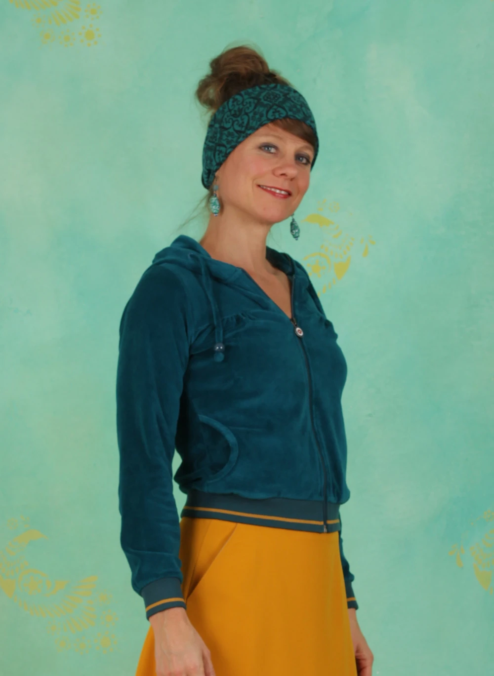 Zipper, A Gentle Hug Jacket, petrol - Bild 2