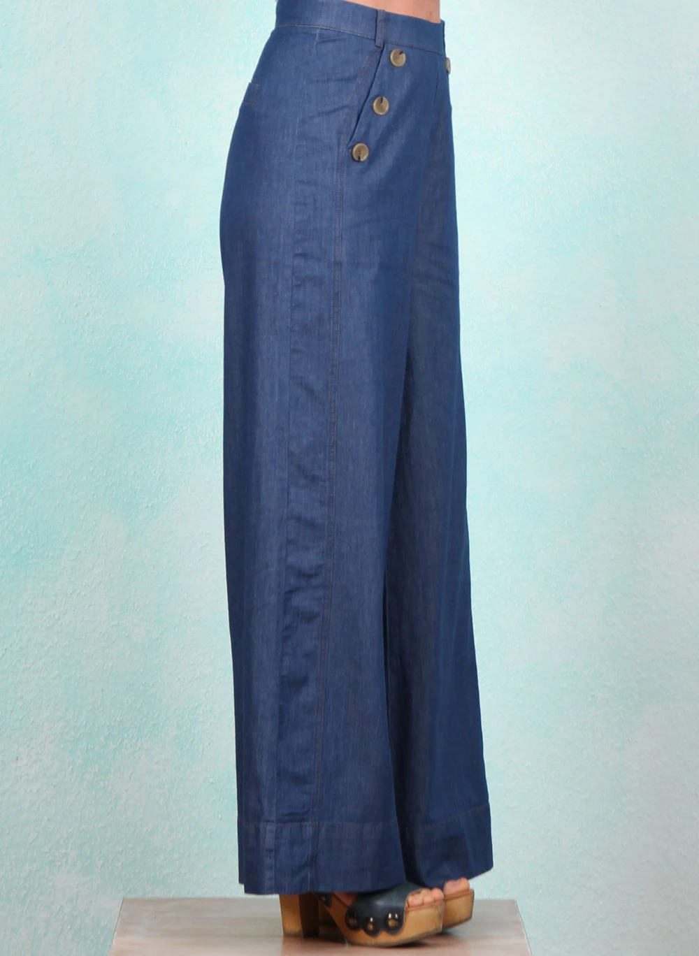 Hose, 61567, blue-denim - Bild 2
