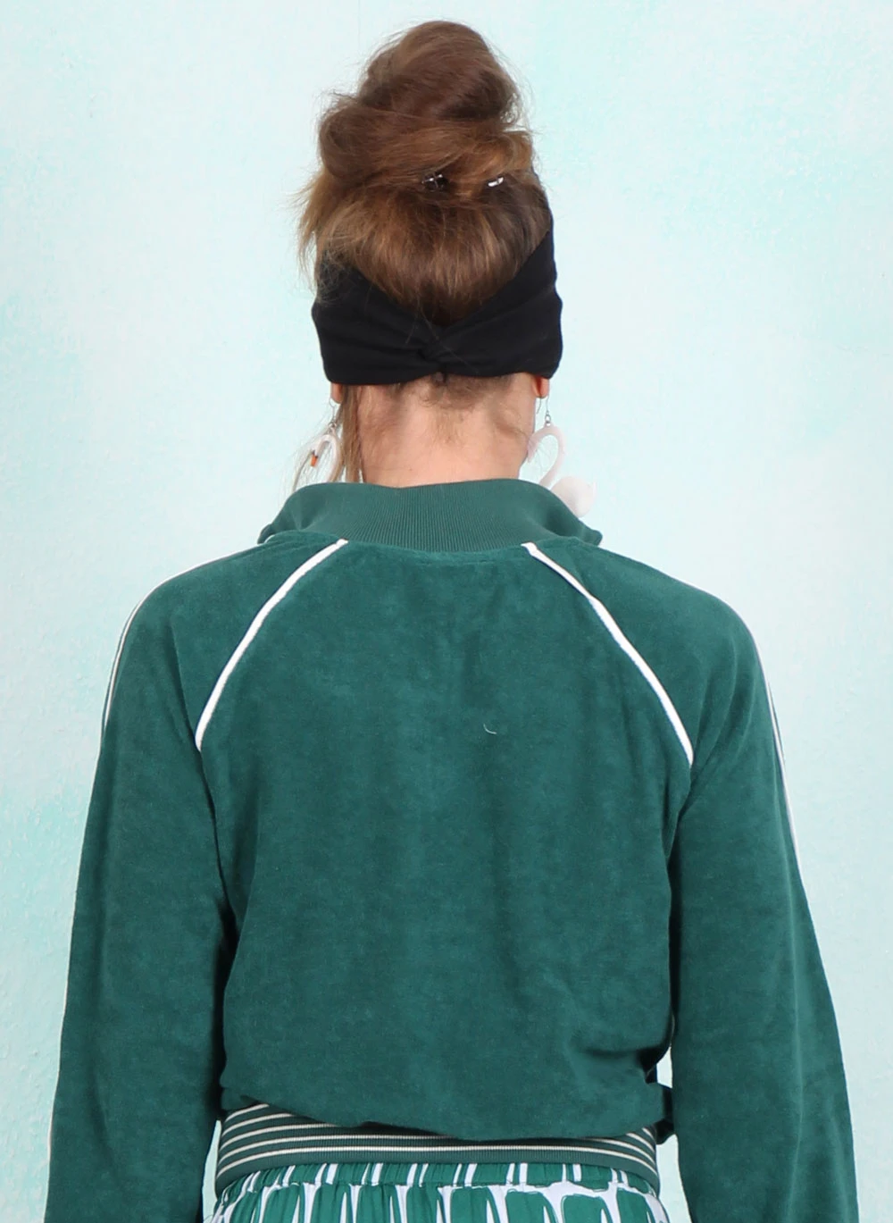 Frottee-Jacke, 61673B, green - Bild 3