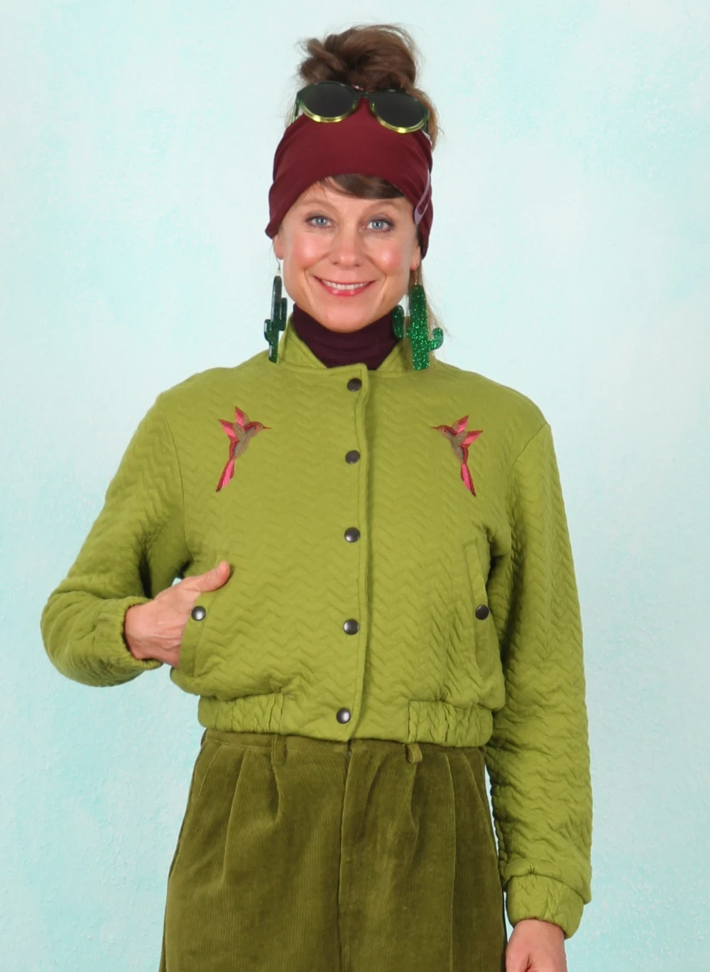 Jacke, AW26050, green - Bild 1