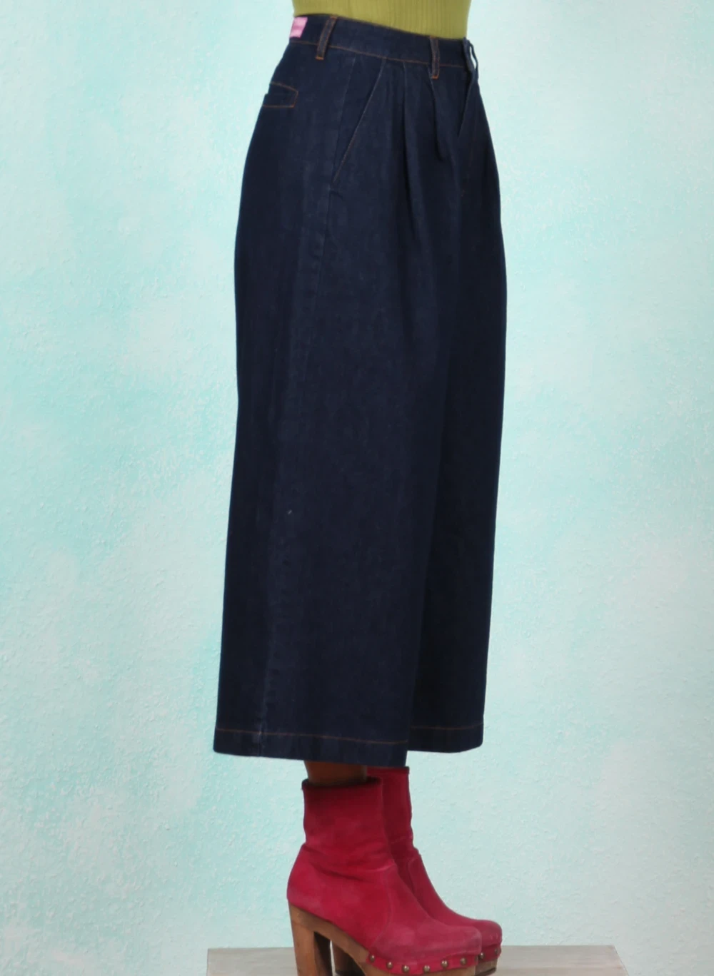 Culotte, AW26122, dark-blue-denim - Bild 2