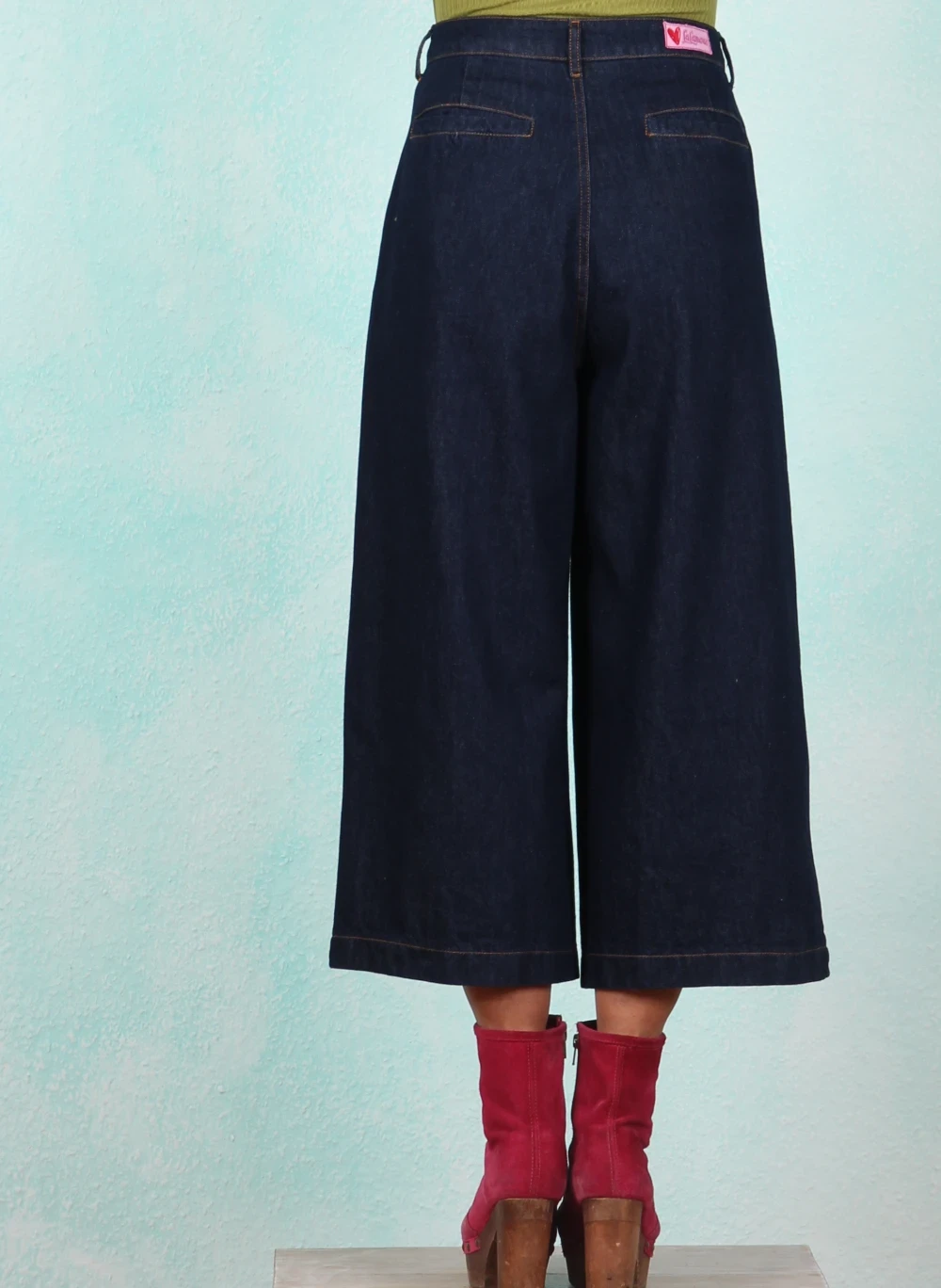 Culotte, AW26122, dark-blue-denim - Bild 3