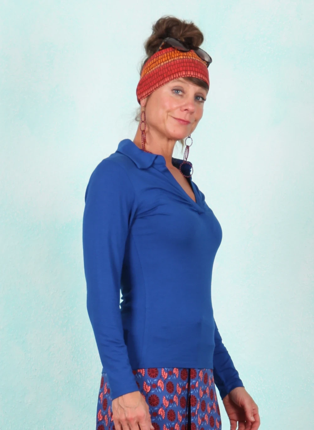 Shirt, AW26201, blue - Bild 2