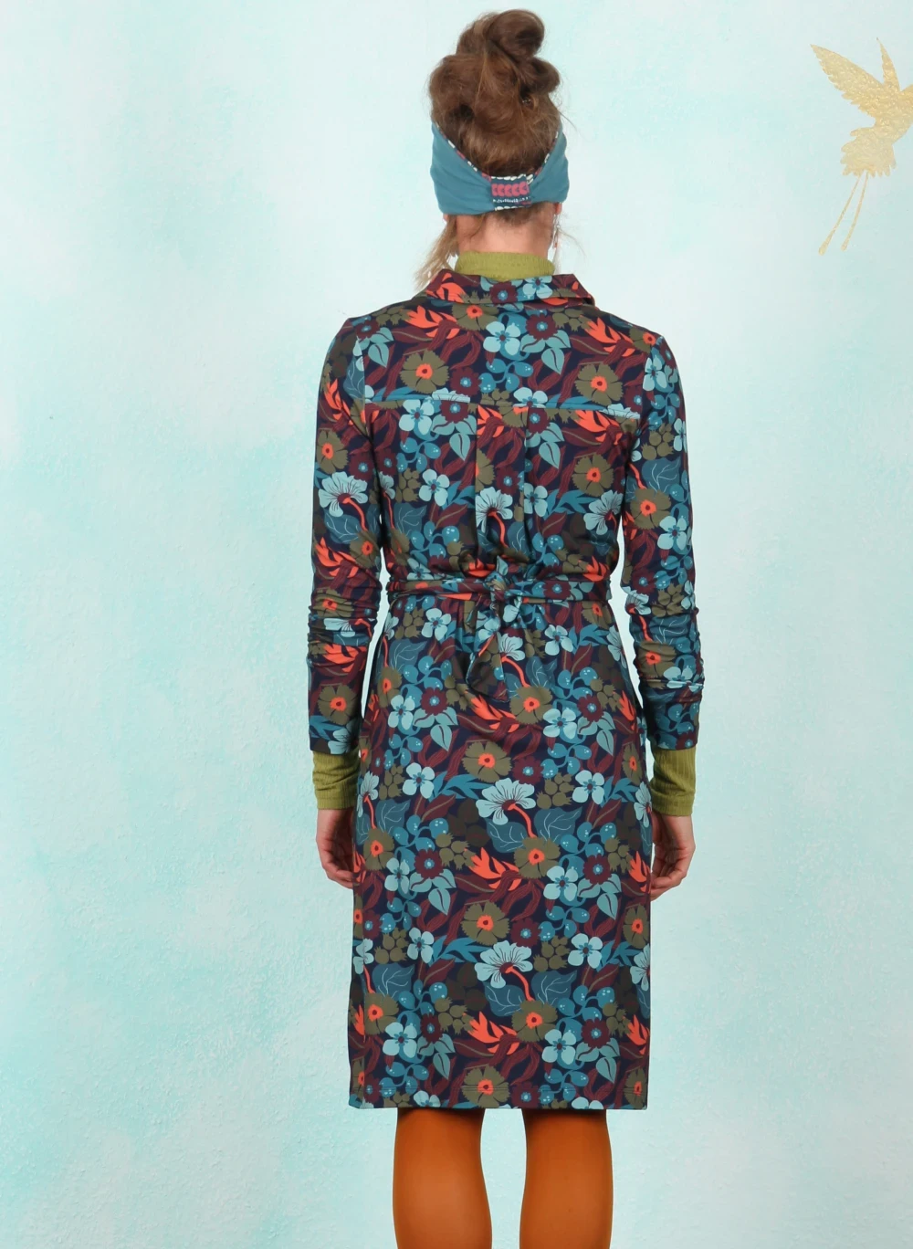 Kleid, AW26351, dark-blue-multi - Bild 3