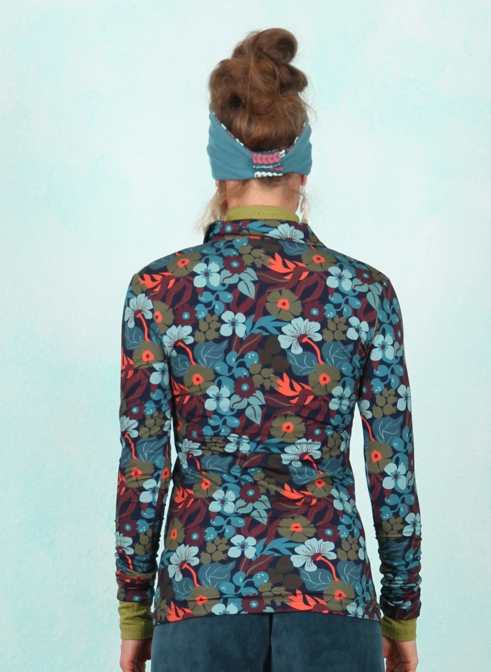 Bluse, AW26352, dark-blue-multi - Bild 3