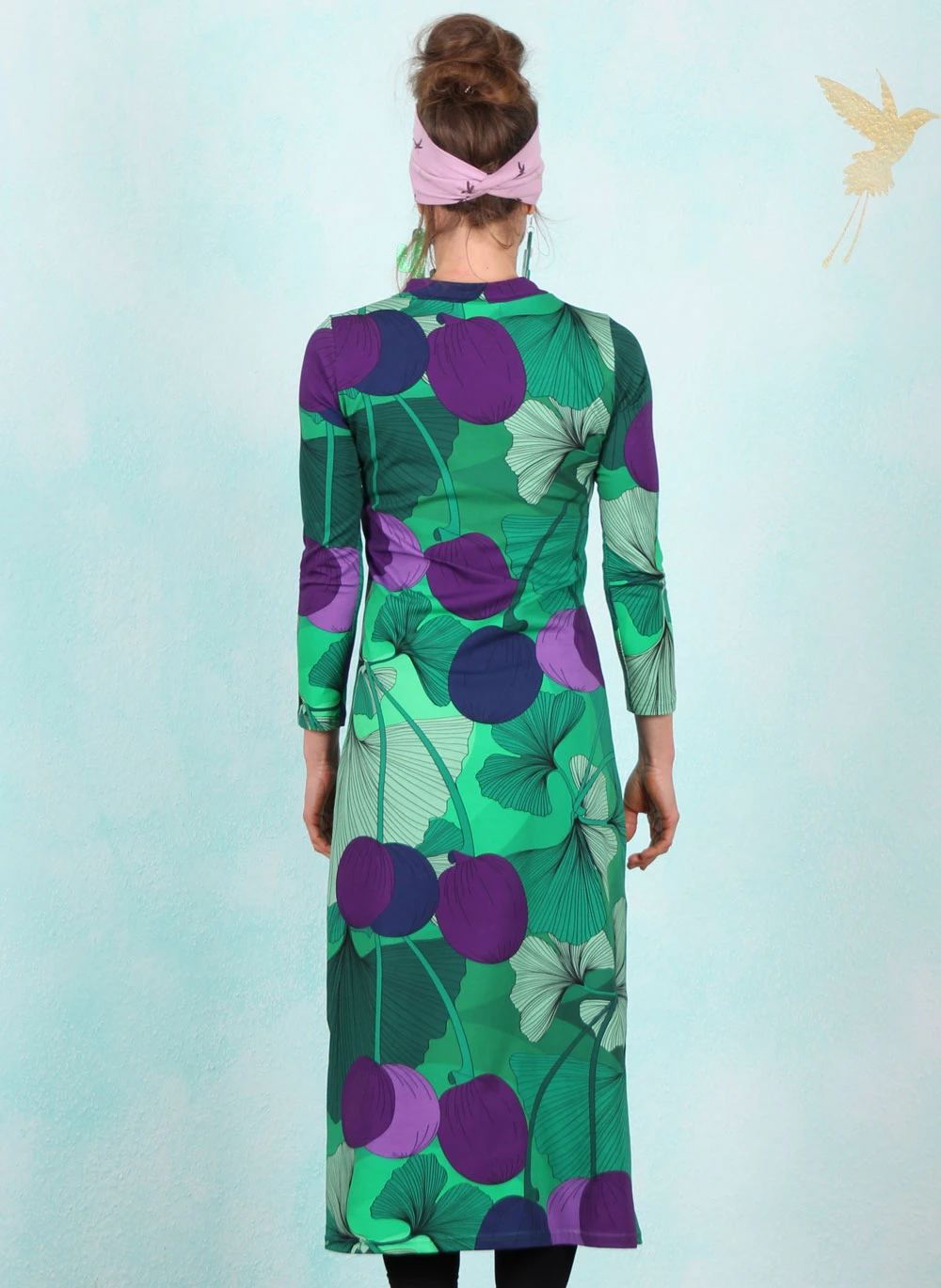 Kleid, DRE-01557, green-multi - Bild 3