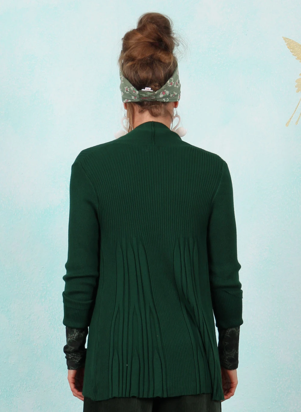 Cardigan, FA039-BRES-X07, green - Bild 3