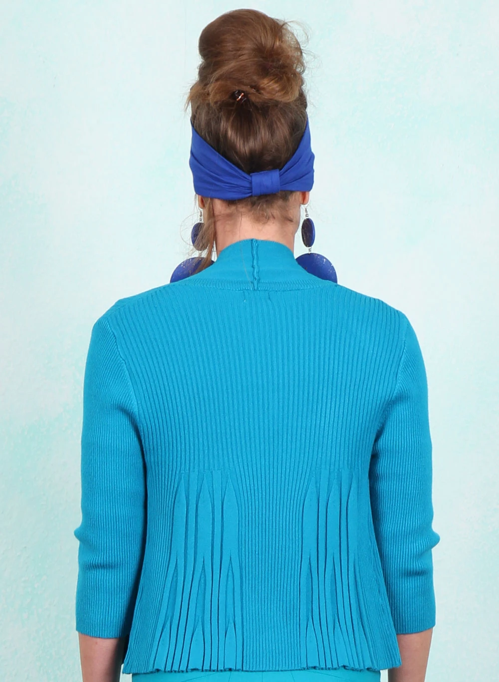 Cardigan, FC016-BRES-C10, petrol - Bild 3