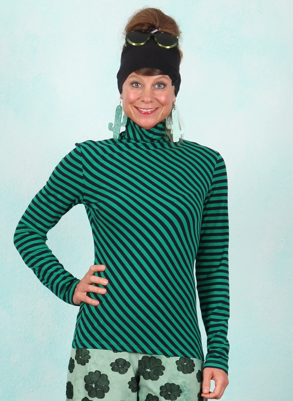 Shirt, FD022-BVST-D07, green - Bild 1