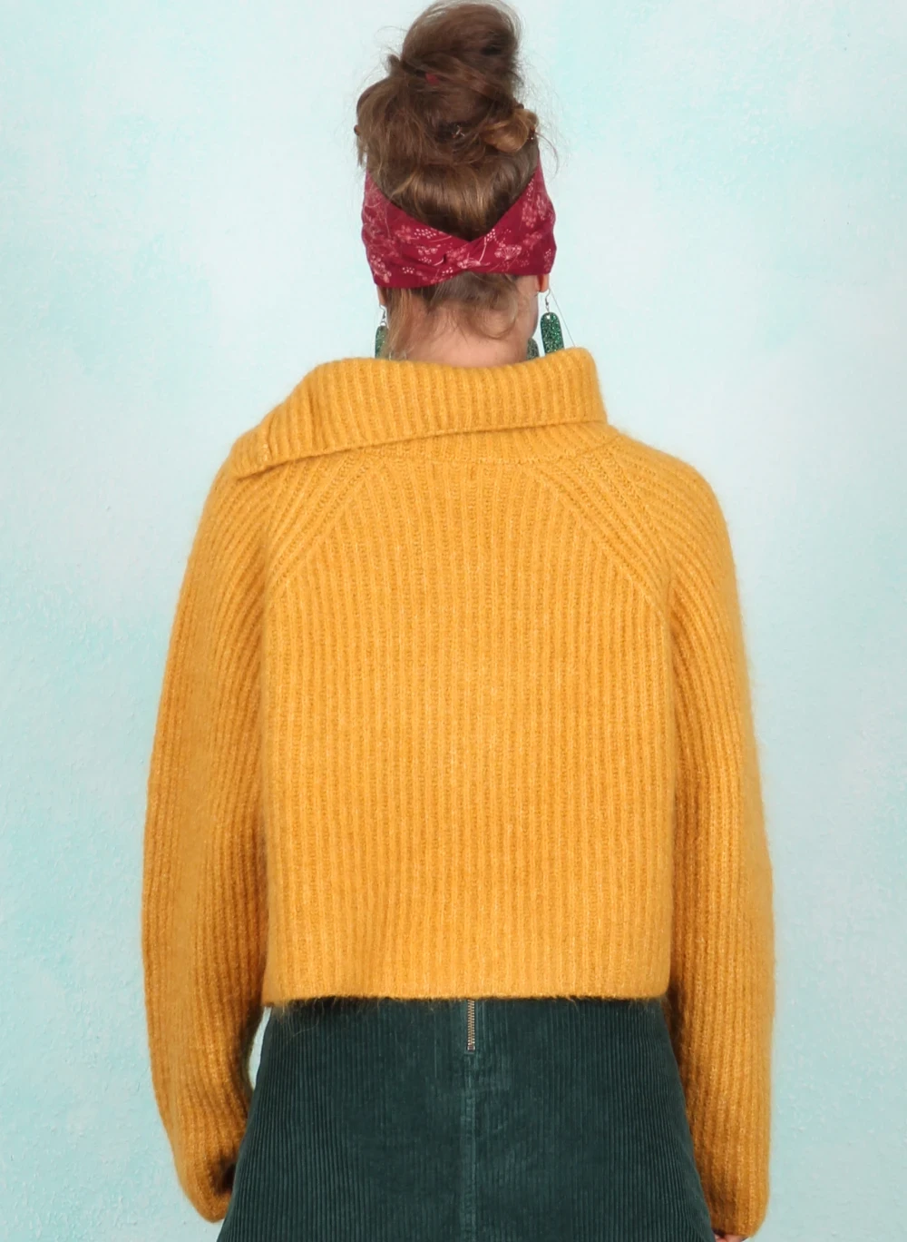 Cardigan, FD049-CCM-D44, yellow - Bild 3