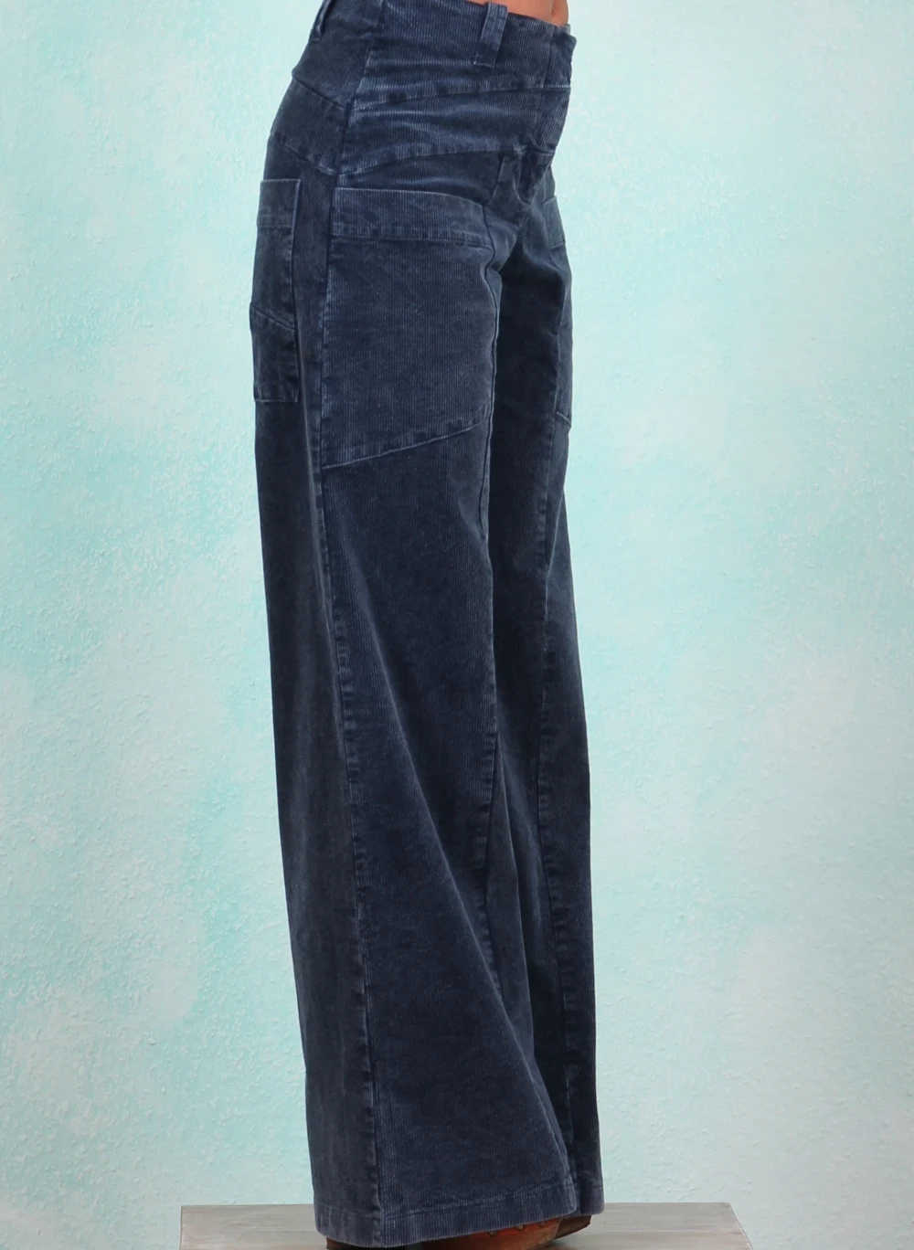 Cord-Hose, HA018-RBST-D04, blue - Bild 2
