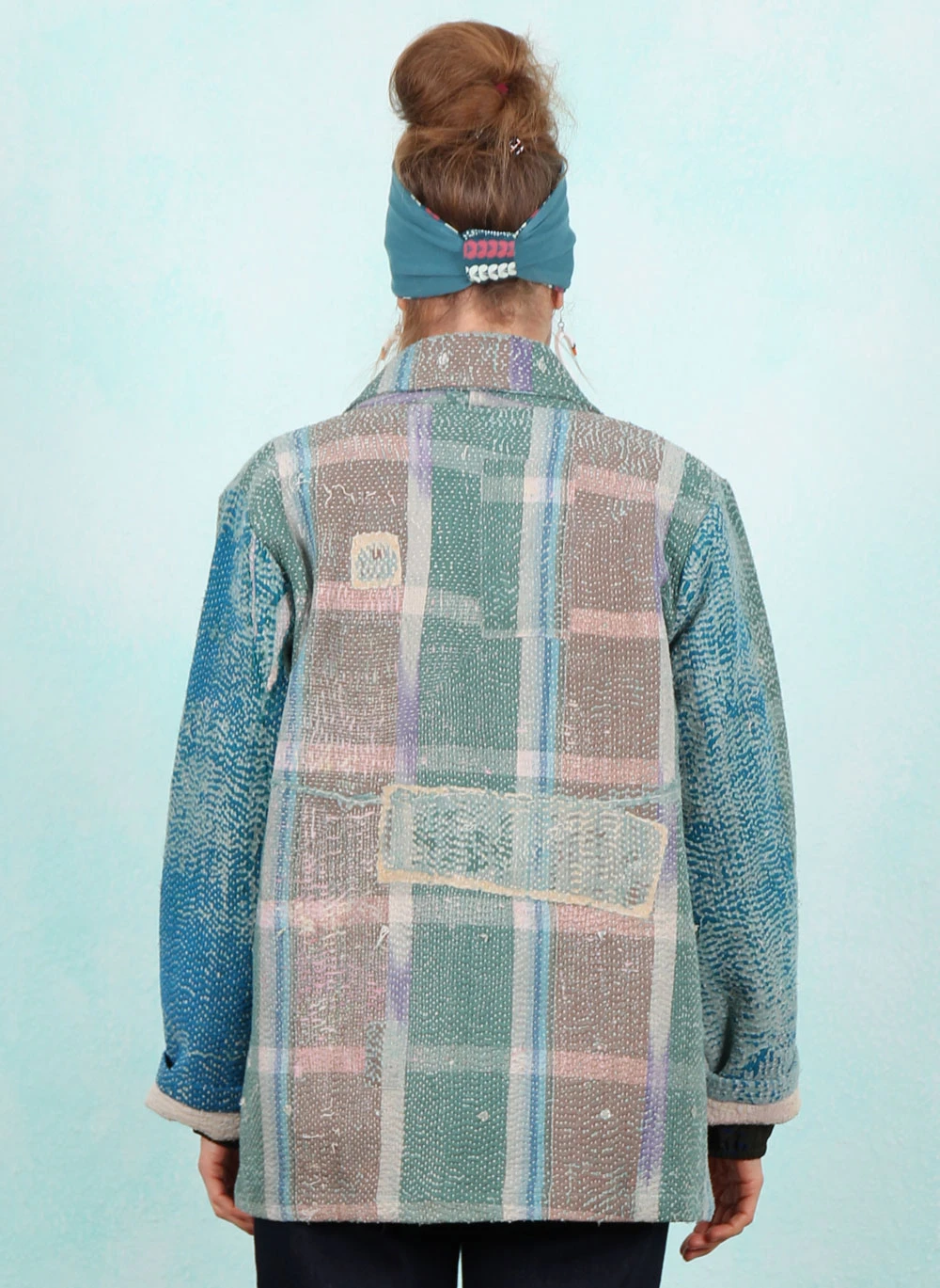 Jacke, HANNE-254, green-turquoise-petrol - Bild 4