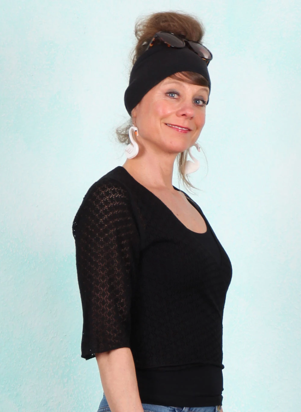 Cardigan, HF066-BRES-C00, black - Bild 2