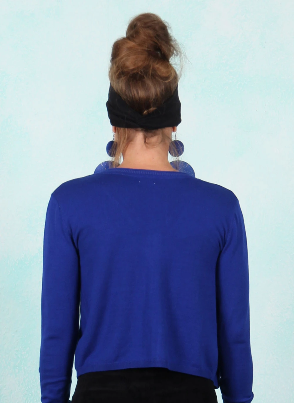 Cardigan, HX005-BRES-X23, blue - Bild 3