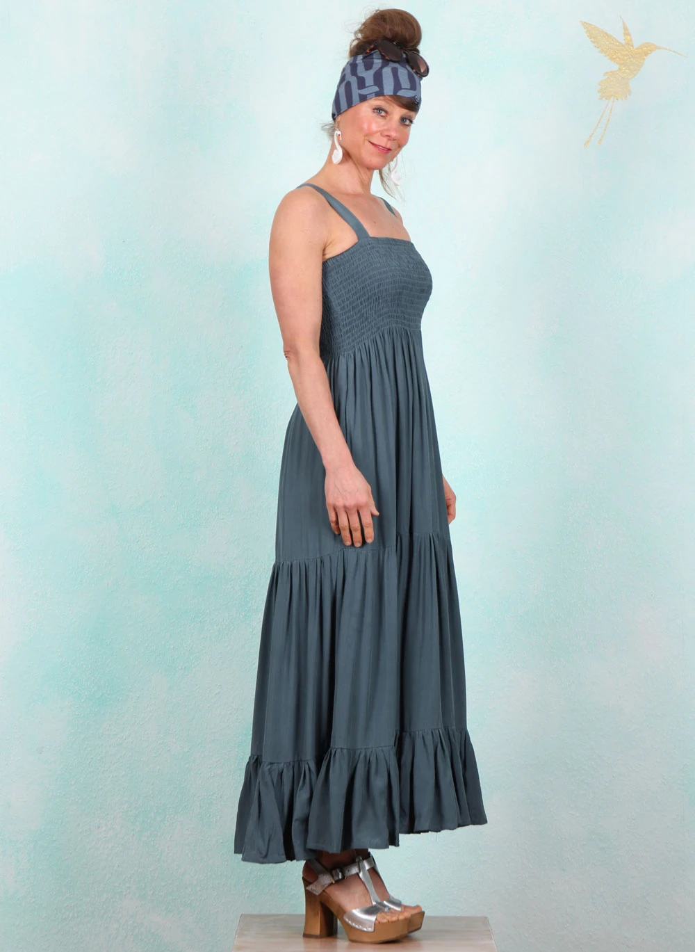 Kleid, HY015-VSPA-C21, blue-denim - Bild 2