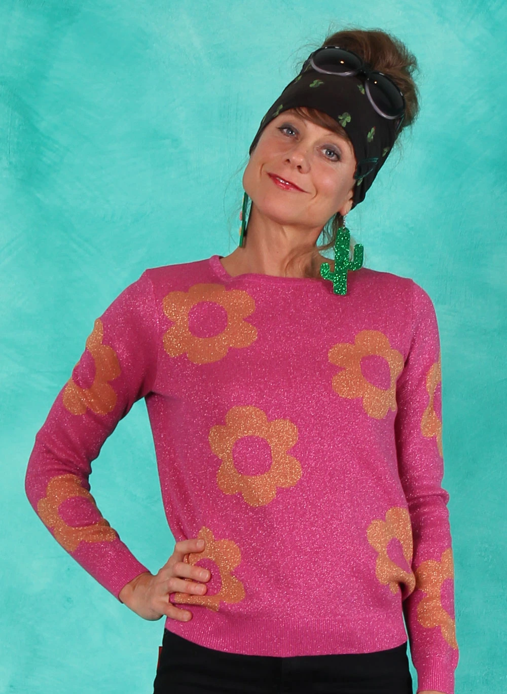 Pullover, K0733, pink - Bild 1