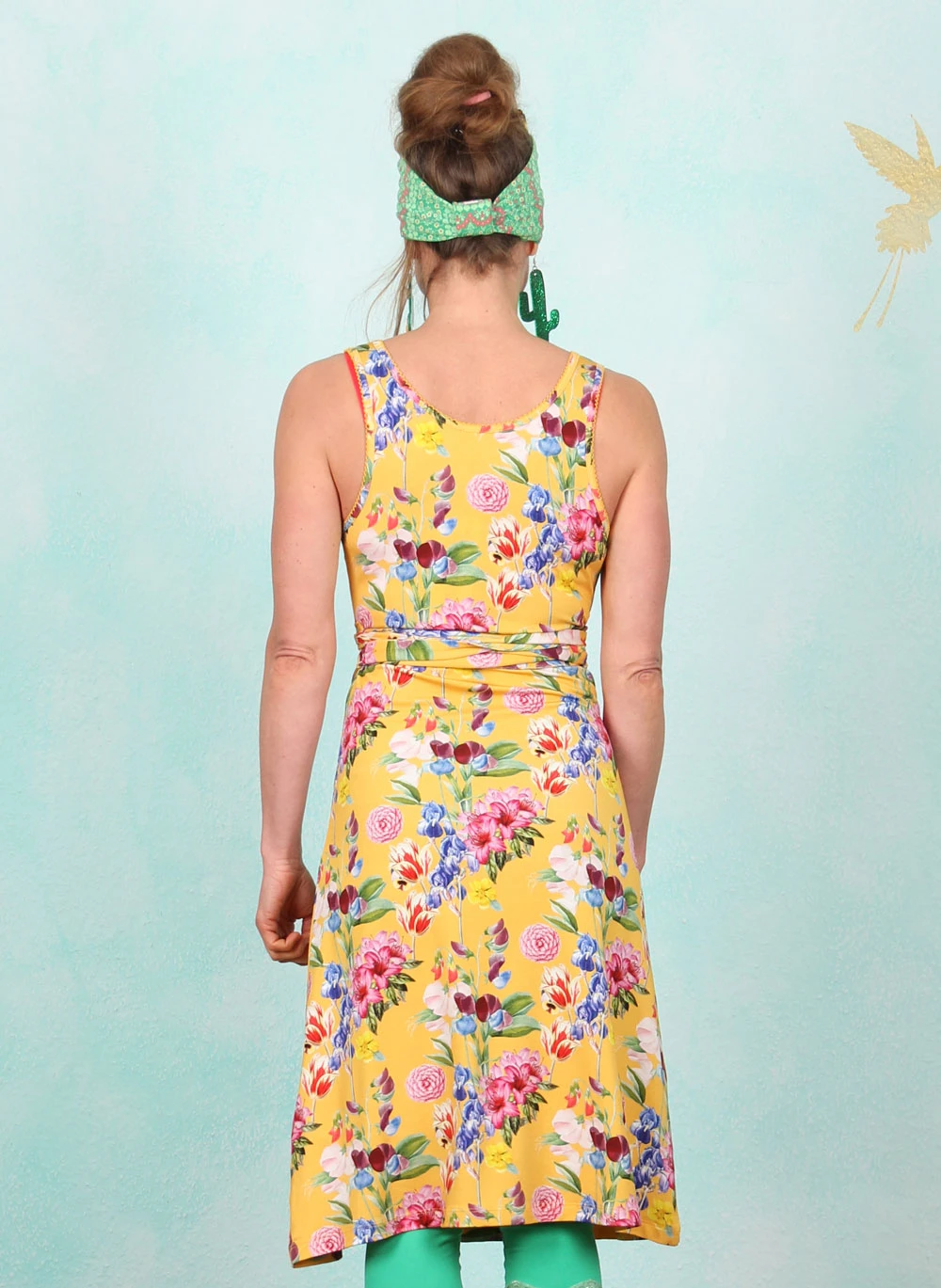 Kleid, LASU25174, yellow-multi - Bild 3