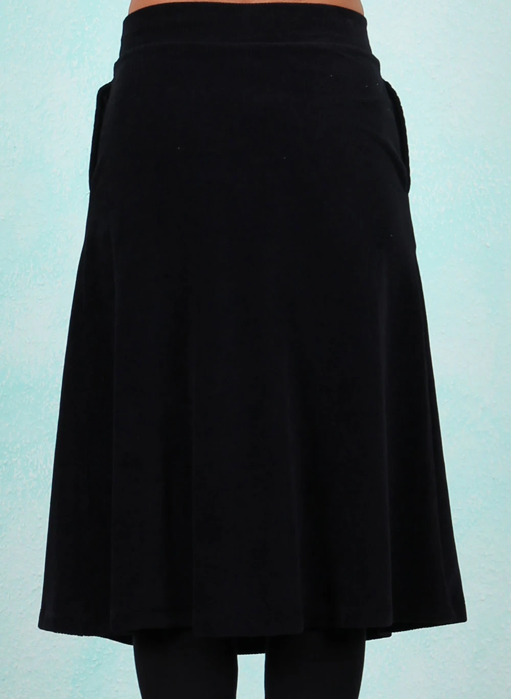 Rib-Velour-Rock, LAWI25166, black - Bild 3