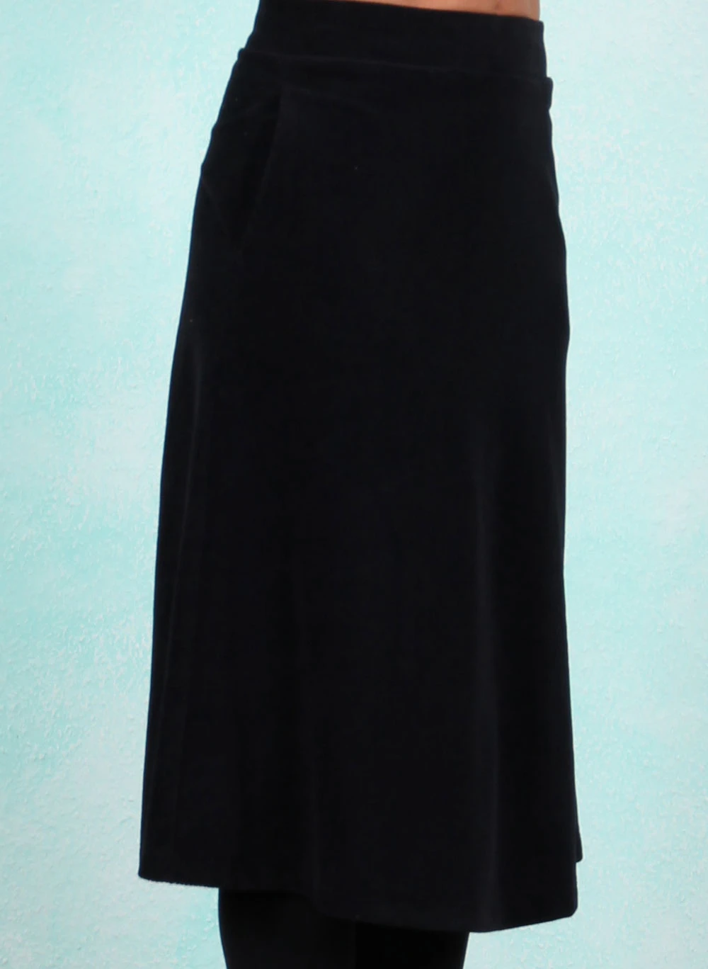 Rib-Velour-Rock, LAWI25166, black - Bild 2