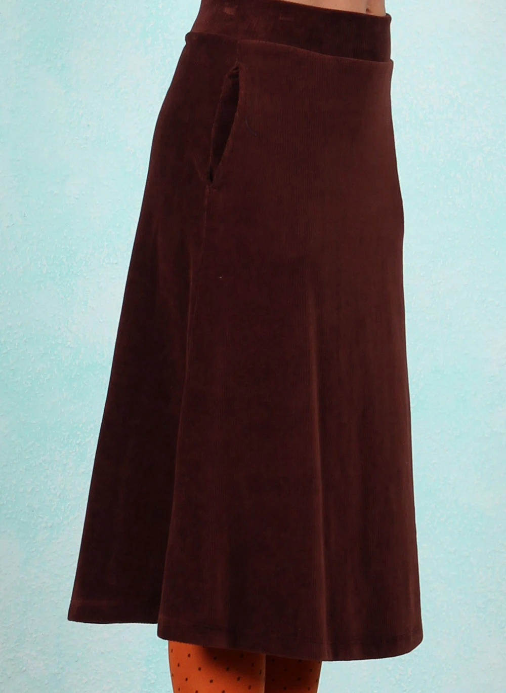 Rib-Velour-Rock, LAWI25166, dark-brown - Bild 2