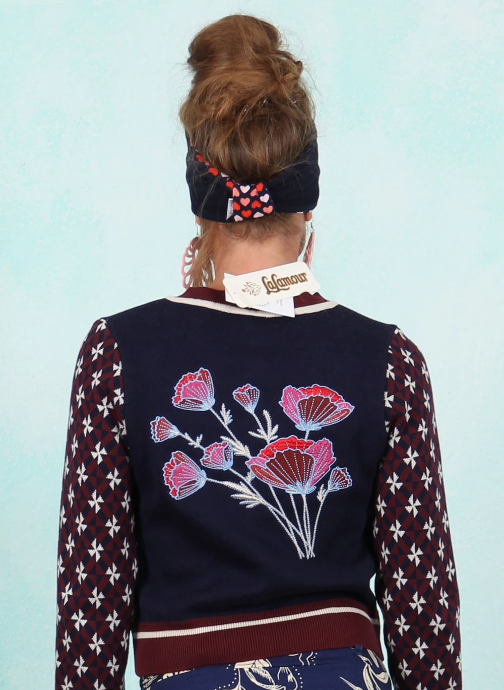 Cardigan, LAWI25213, blue-multi - Bild 3