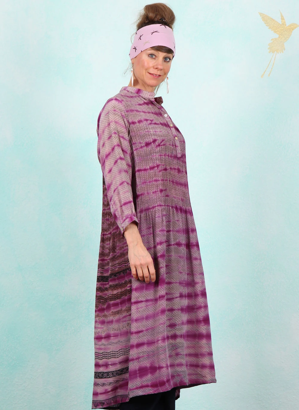 Kleid, SELMAD-2877, purple - Bild 2