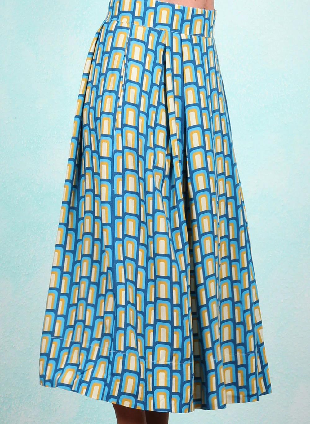 Rock, SP25-009, blue-offwhite - Bild 2