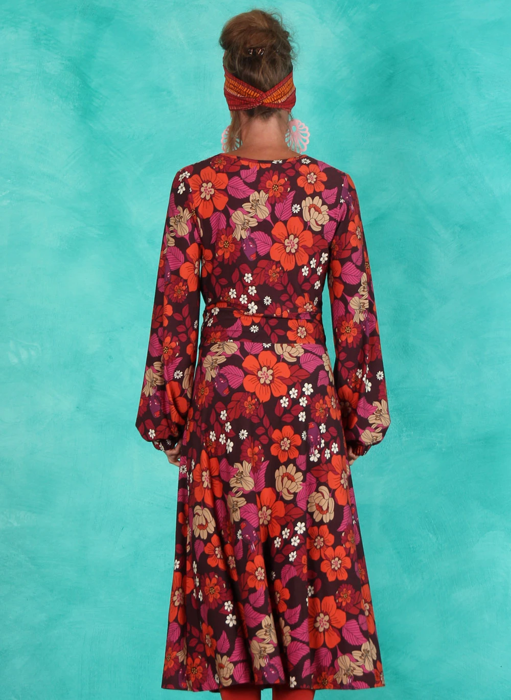 Kleid, TBP5960, brown-multi - Bild 3