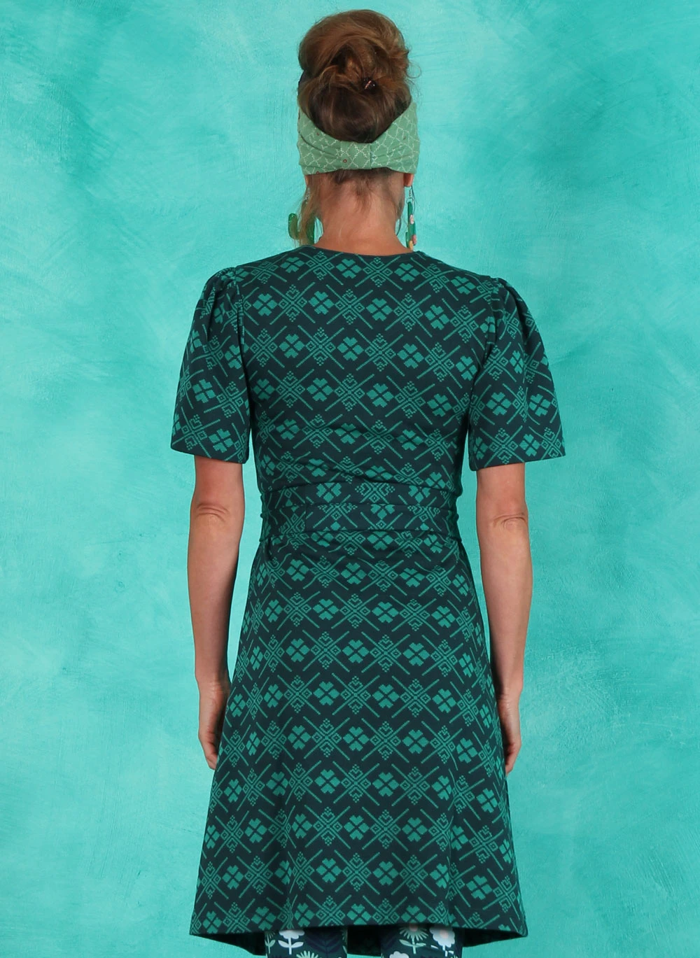 Kleid, WTG-AU23-11, green - Bild 3
