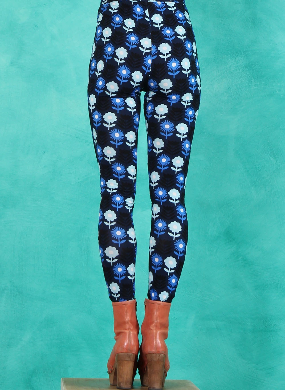 Leggins, WTG-AU23-22, blue - Bild 3