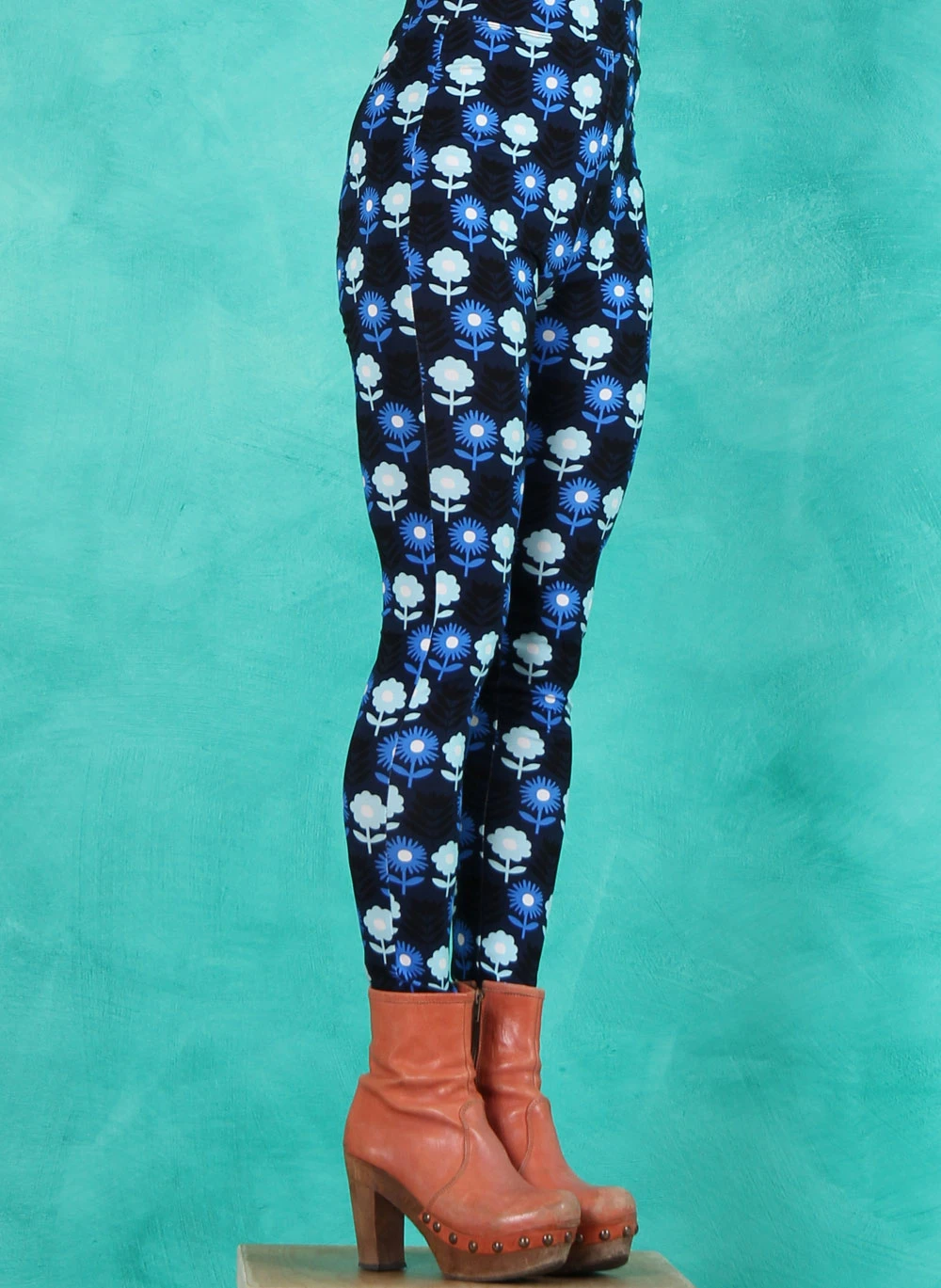Leggins, WTG-AU23-22, blue - Bild 2