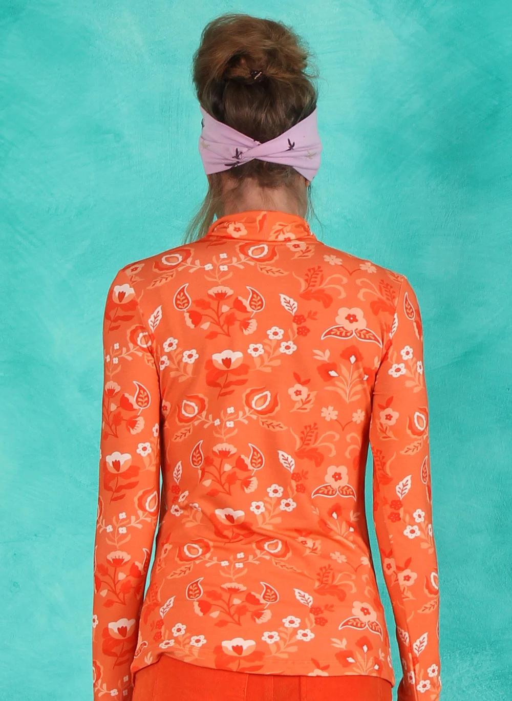 Shirt, WTG-AU23-25, orange - Bild 3
