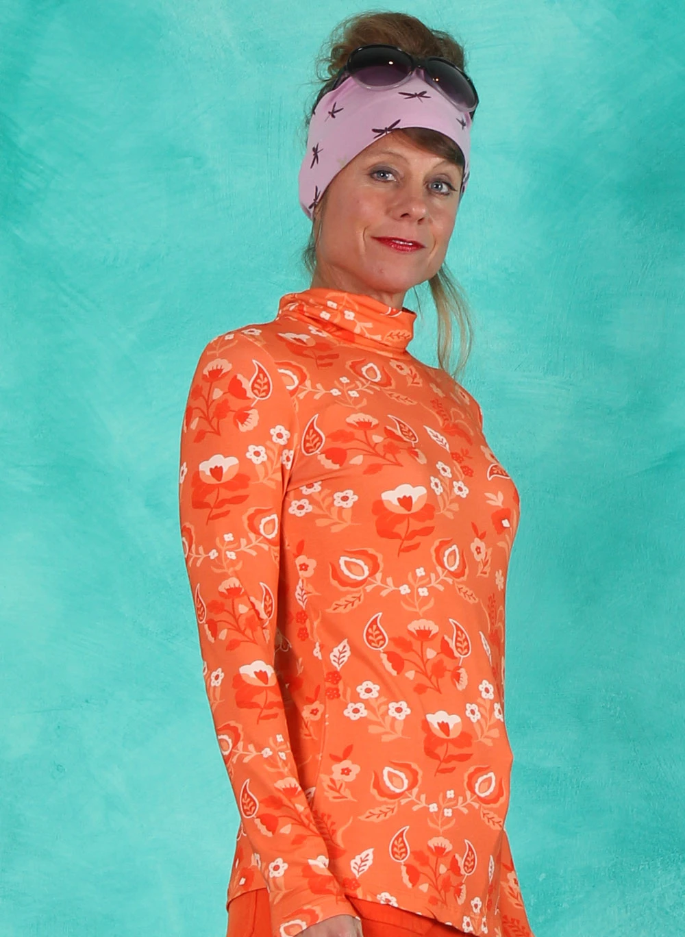 Shirt, WTG-AU23-25, orange - Bild 2